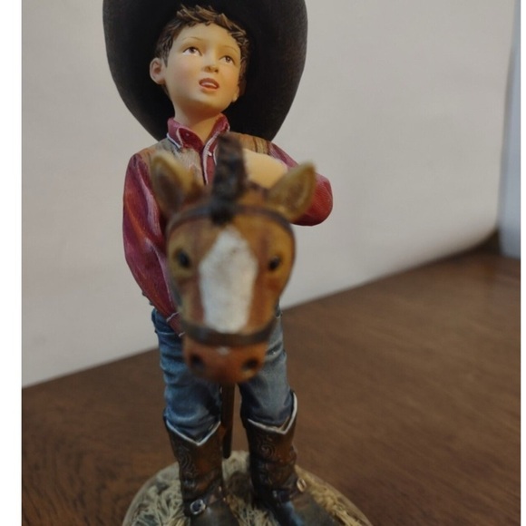 2008 MAMA SAYS DREAM BIG BOY & HORSE DEMDACO KATHY ANDREWS FINCHER - Picture 13 of 15